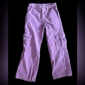 J Galt Lavender Cargo Corduroy Pants
